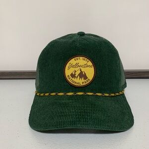 MAD Engine Yellowstone National Park Corduroy Trucker Hat/Cap